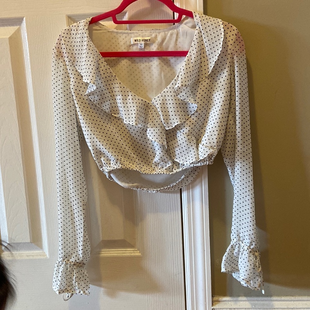 Never Worn Polkadot Blouse XS